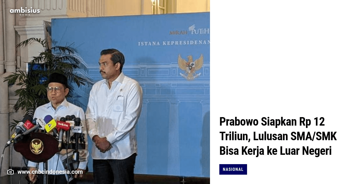 Kerja Lulusan SMA di Luar Negeri